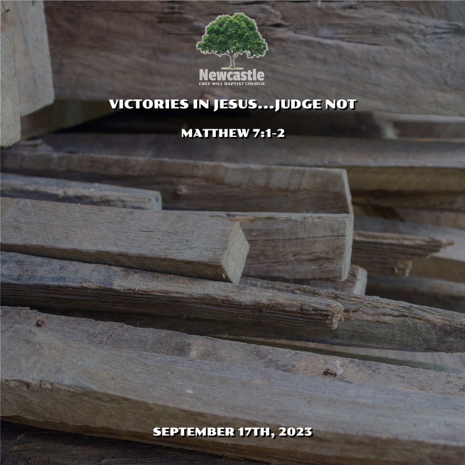Victories in Jesus…Judge Not episode artwork